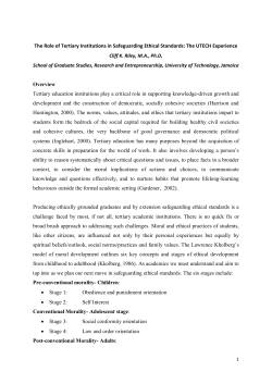 Safeguarding Ethical Standards