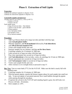 (PLFA) Analysis