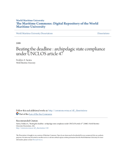 Beating the deadline : archipelagic state compliance under