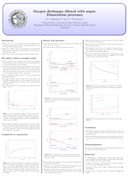 Oxygen discharges diluted with argon: Dissociation processes