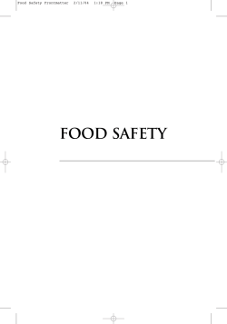 FOOD SAFETY