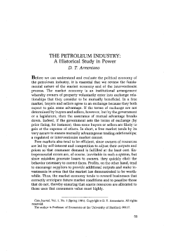 The Petroleum Industry A Historical Study In Power
