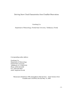 The Characteristics of Vertical Snow Cloud Profiles