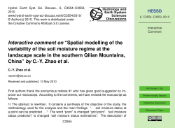 AC C3554: `Response to Referee #1`, Chuanyan Zhao, 10