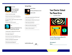 Taos Charter School: The Planet Drive