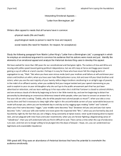 Letter from Birmingham Jail