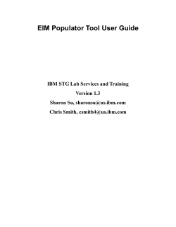 Microsoft Word Viewer - EIM Populator Tool User Guide