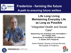 Fredericia - forming the future