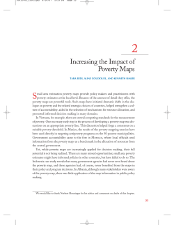 Increasing the Impact of Poverty Maps