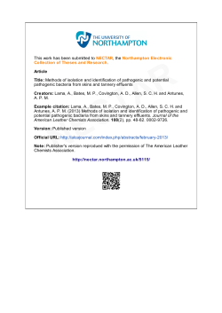 Methods of isolation and identification of pathogenic and potential