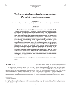 The deep mantle thermo-chemical boundary layer