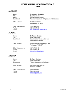 state animal health officials