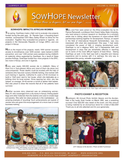 the Newsletter PDF