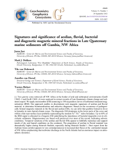 Signatures and significance of aeolian, fluvial, bacterial and