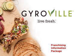 Franchising Information Package