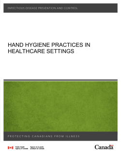 Hand Hygiene Practices in Healthcare Settings