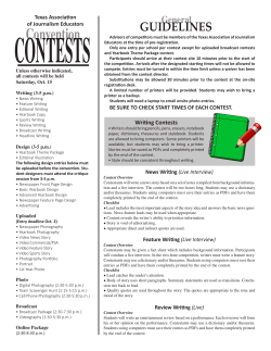 Fall Fiesta Contests