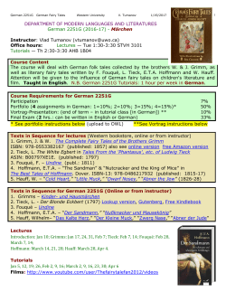 GERMAN 2251G - Western University