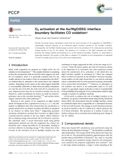 O2 activation at the Au/MgO(001) interface boundary facilitates CO