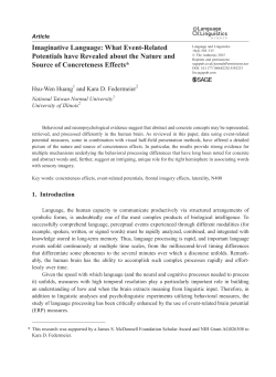 Imaginative Language: What Event