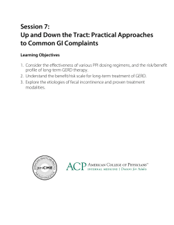 Session 7: Up and Down the Tract: Practical Approaches - Pri-Med