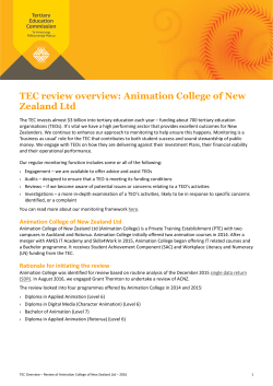 Animation College New Zealand Ltd