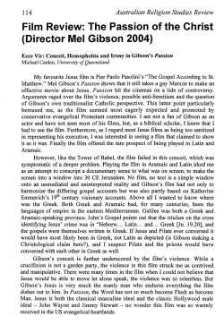 Film Review: The Passion of the Christ