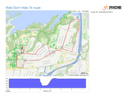Ride Don`t Hide 7k route