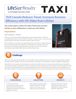 TAXI Canada Case Study