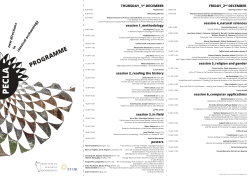 PeClA 2016_program FINAL