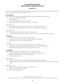 Sample Responses Q2 - AP Central