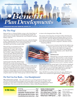 NewsLetter - Group Marketing Services Inc