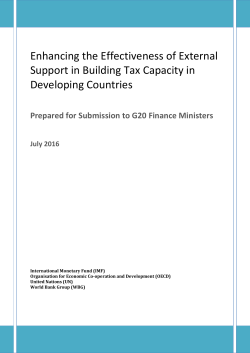 Enhancing the Effectiveness of External Support in