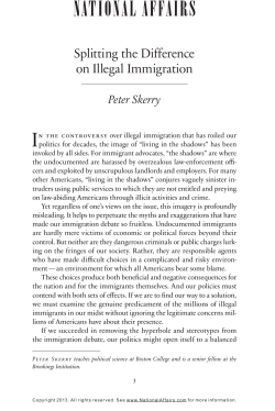 Splitting the Difference on Illegal Immigration