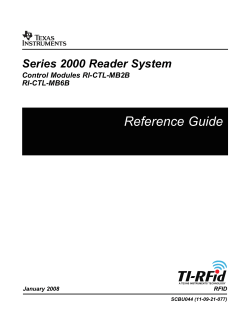 Series 2000 Reader System