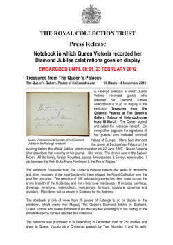 DJ Notebook release - Royal Collection Trust