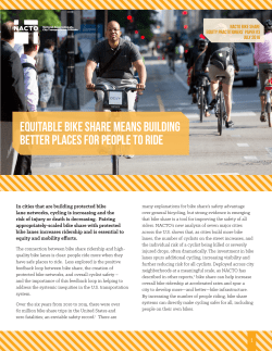Equitable bike share means building better