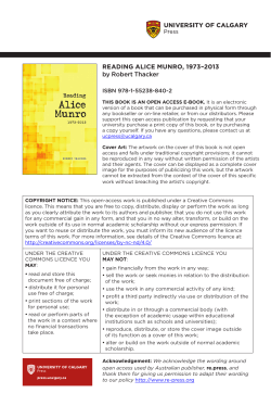 PART THREE: Understanding the Oeuvre