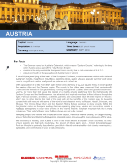 austria - Avalon Waterways