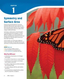 Symmetry and Surface Area