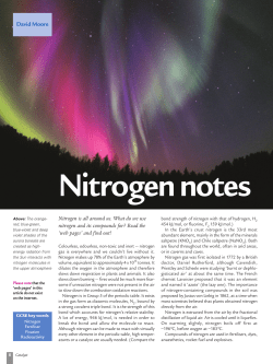 Nitrogen notes