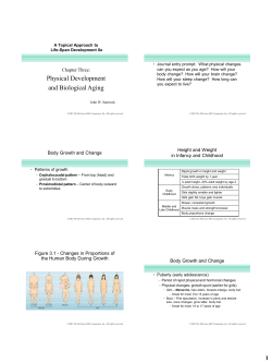 LIFE-SPAN DEVELOPMENT - Gordon State College