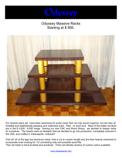 Introducing Odyssey Audio`s massive racks