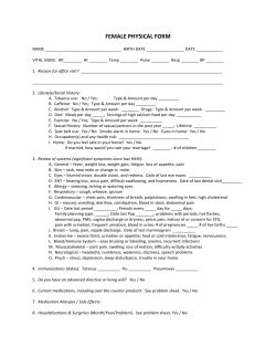 female physical form - Healing Grace Clinic
