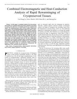 Combined electromagnetic and heat-conduction analysis of rapid