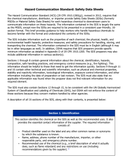 New HazCom Standard