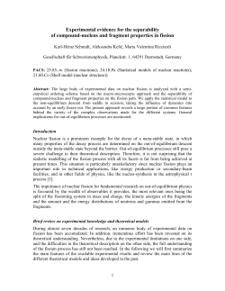 Experimental evidence for the separability of