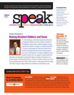 Raising Resilient Children and Teens
