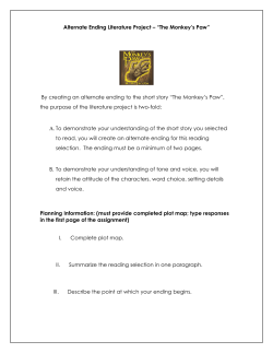 Monkey`s Paw Alternate Ending Literature