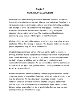 Chapter 5 - Alcoholics Anonymous